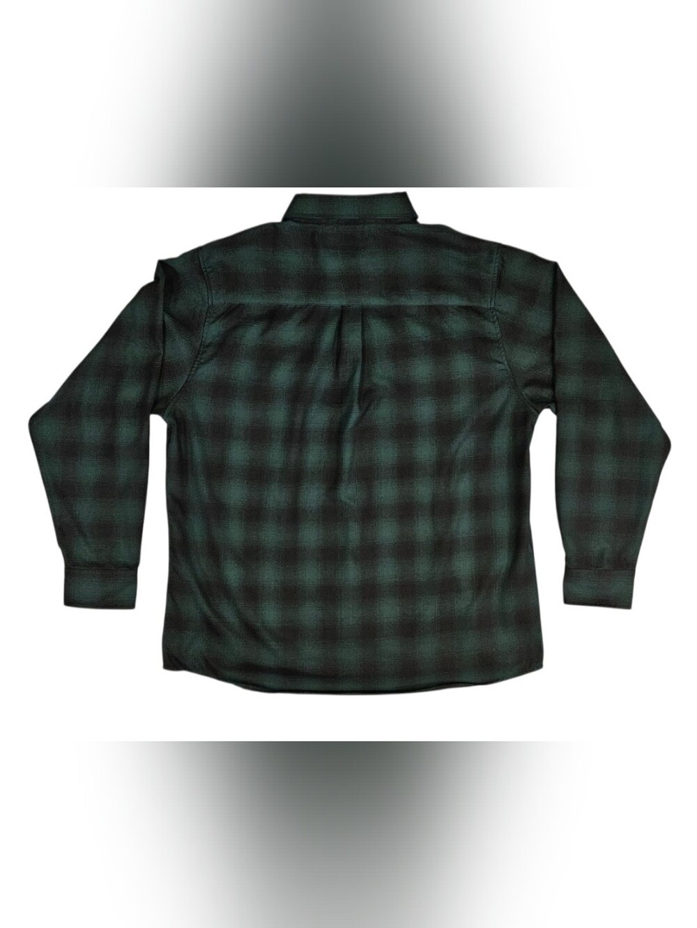 DIXXON Men's 2XL "Absinthe" Forest Green Plaid Button-Up Flannel - Picture 2 of 11